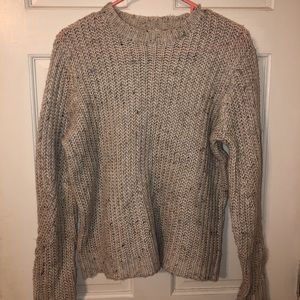 gray sweater